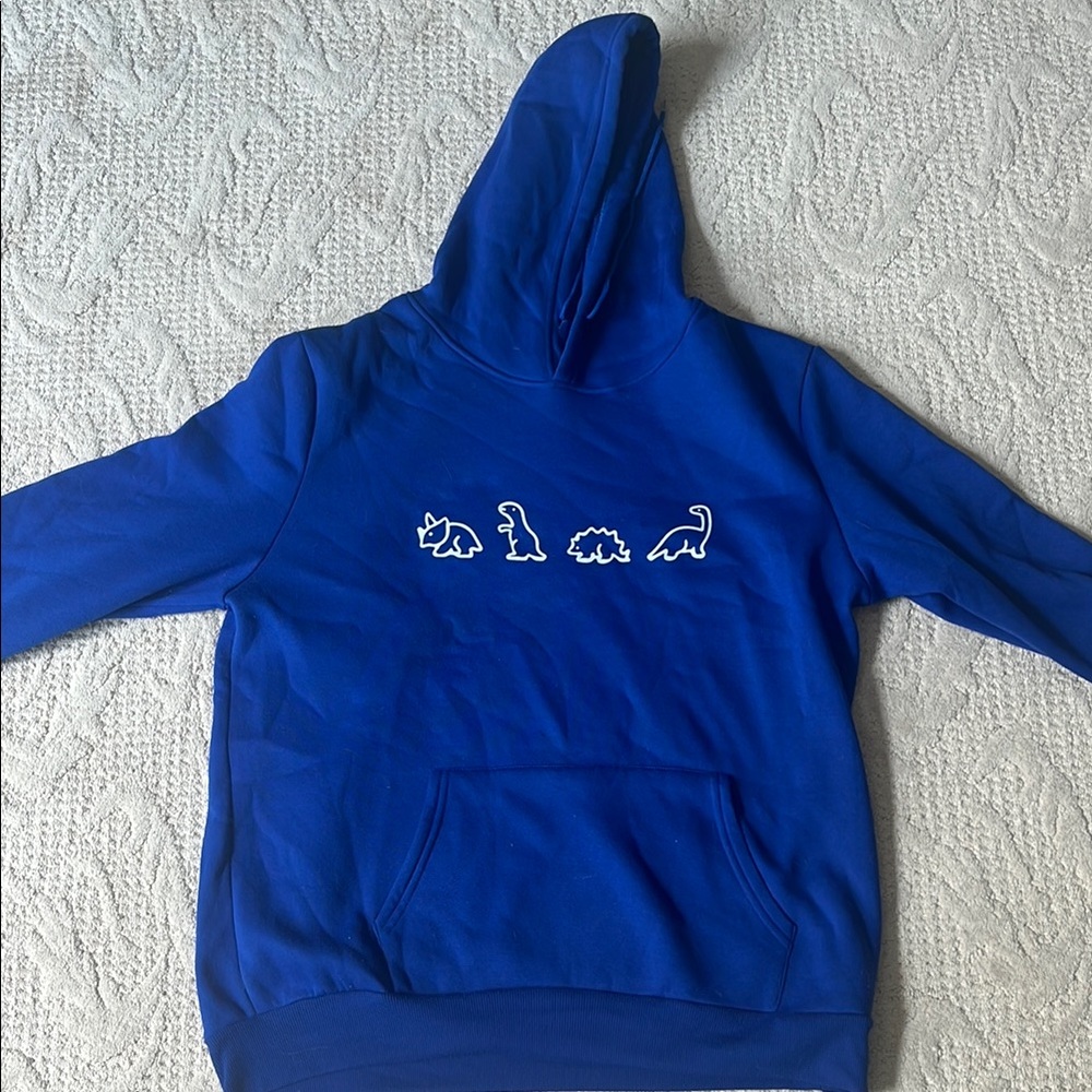 Blue Dinosaur Hoodie